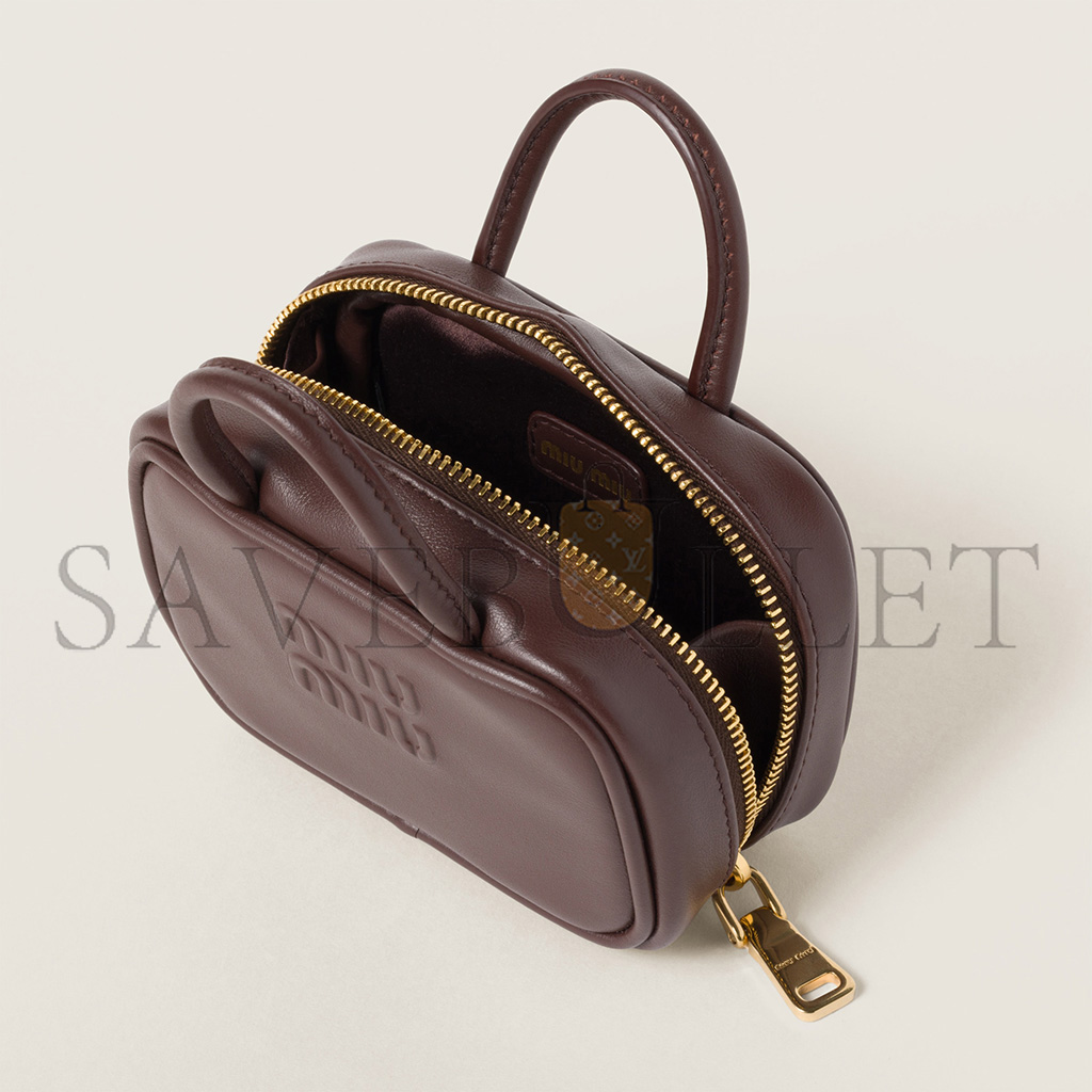 MIUMIU LEATHER MICRO BAG 5NR036 (11*7*4cm)